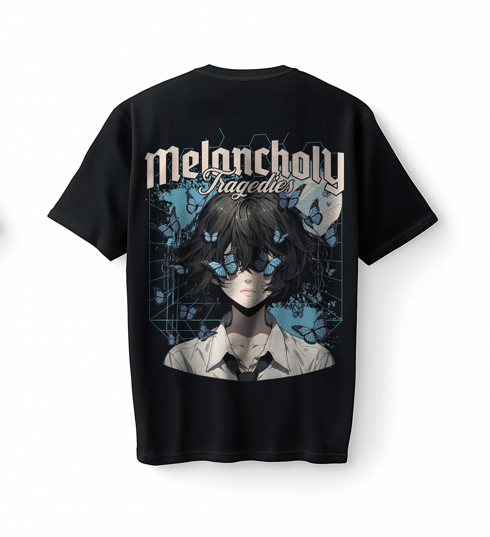 Bumeta Dark Academia Melancholy Tragedies Oversize Unisex Tişört T-Shirt