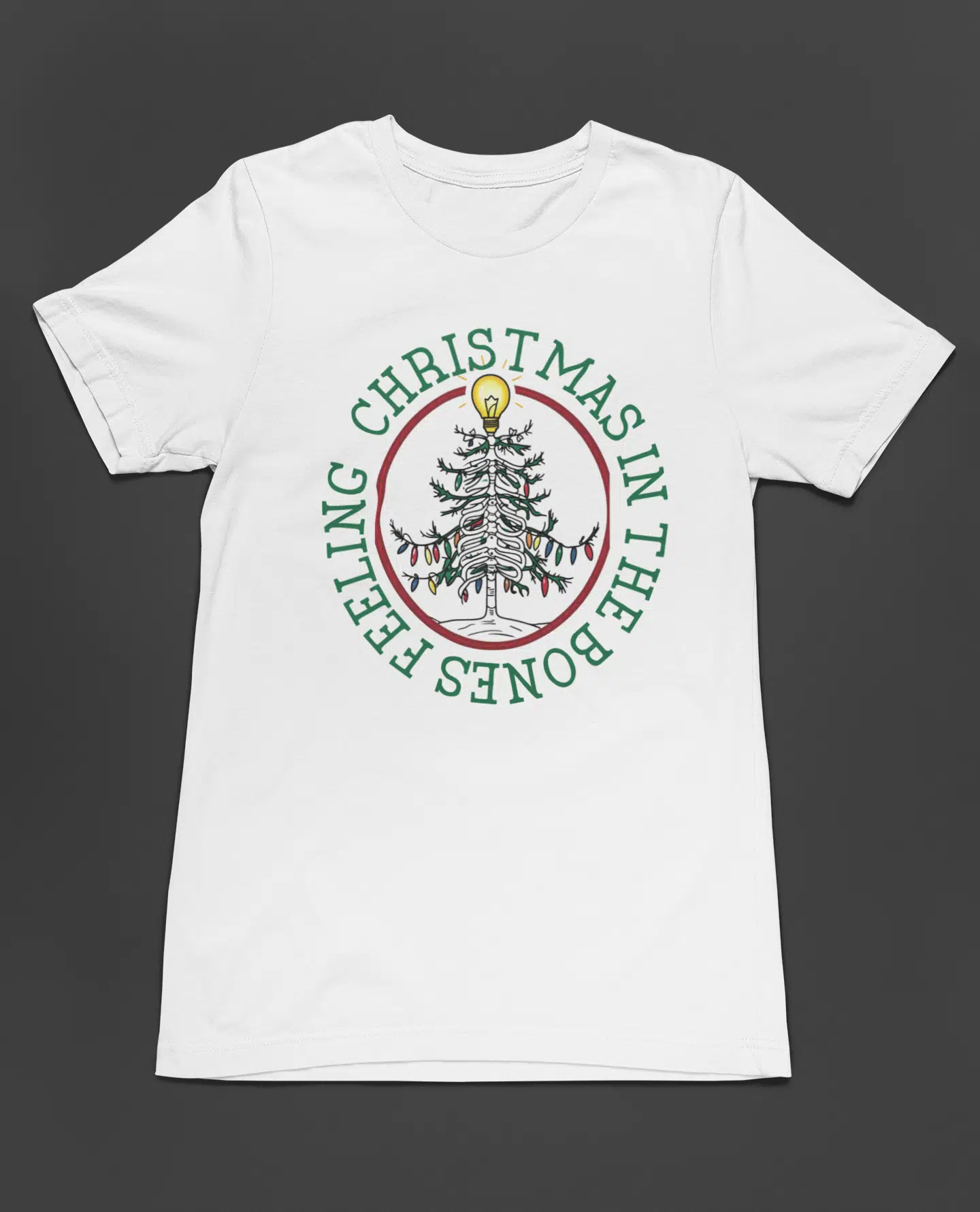 Bumeta Feeling Chiristmas in The Bones Unisex Tişört T-Shirt