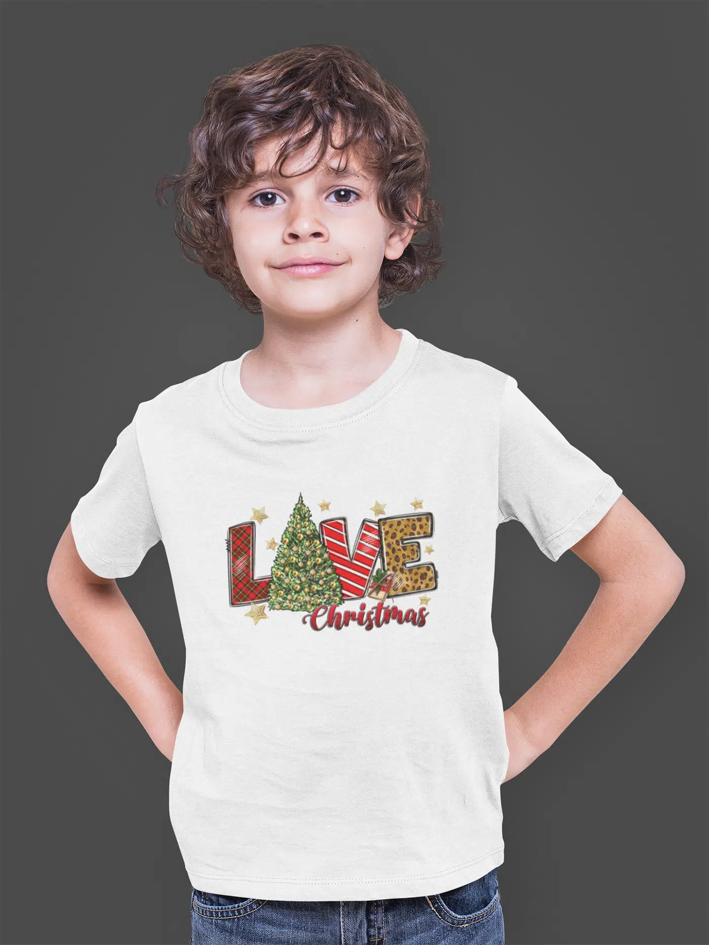 Bumeta Love Christmas Çocuk Tişört T-shirt