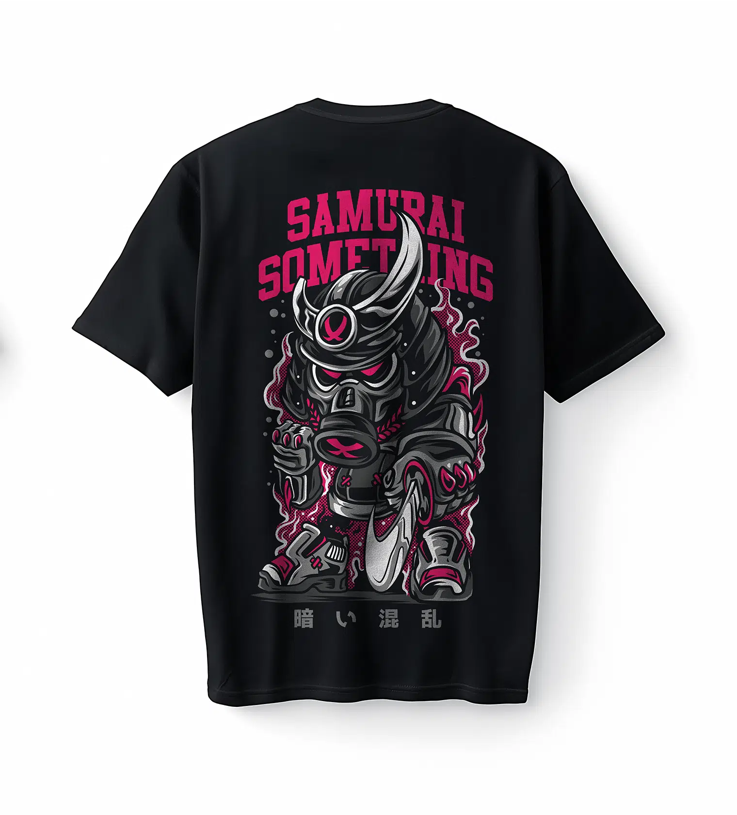 Bumeta Samurai Something Japon Samuray Oversize Unisex Tişört T-Shirt
