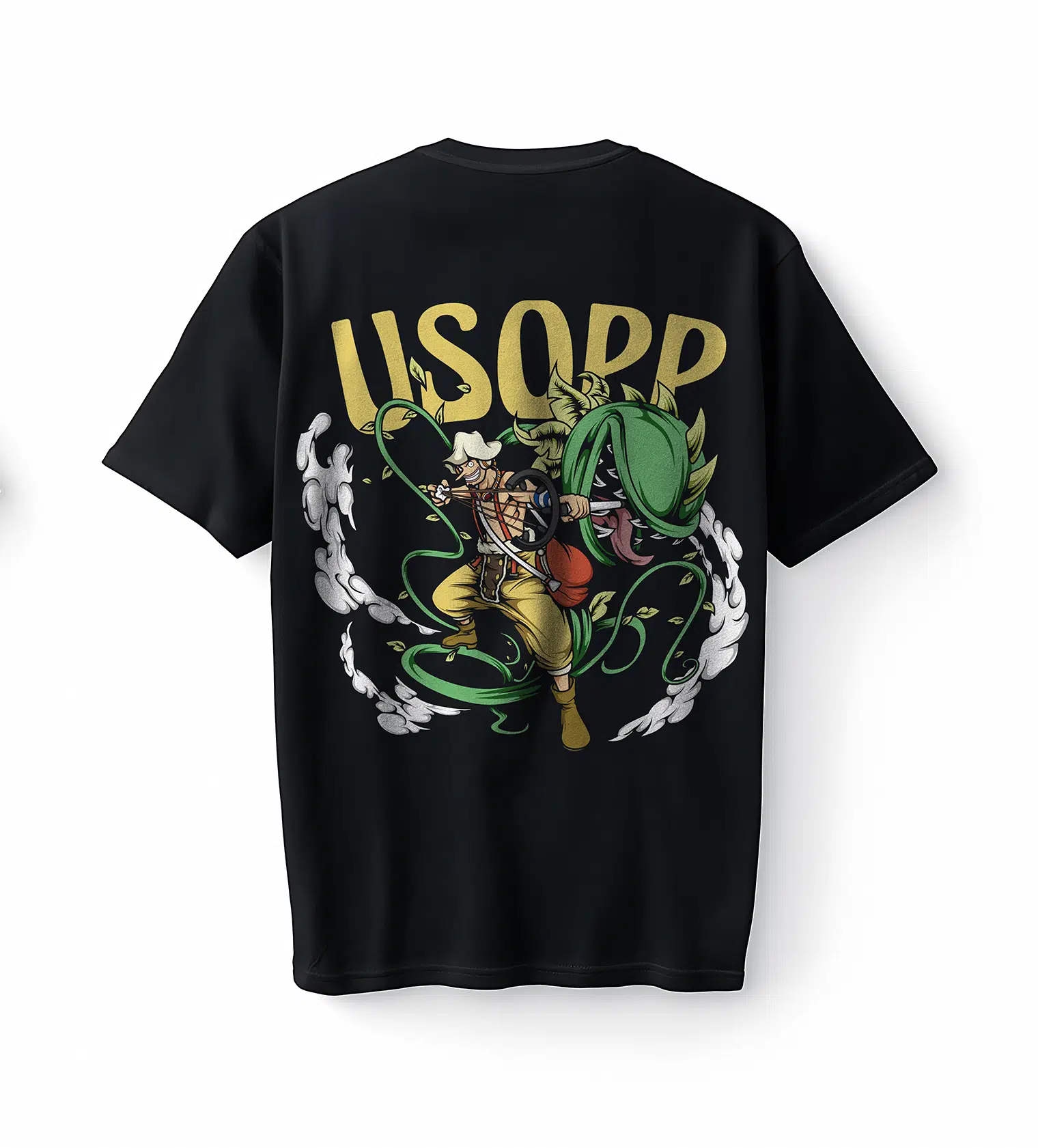 Bumeta Usopp Anime Karakter Baskılı Oversize Unisex Tişört T-Shirt