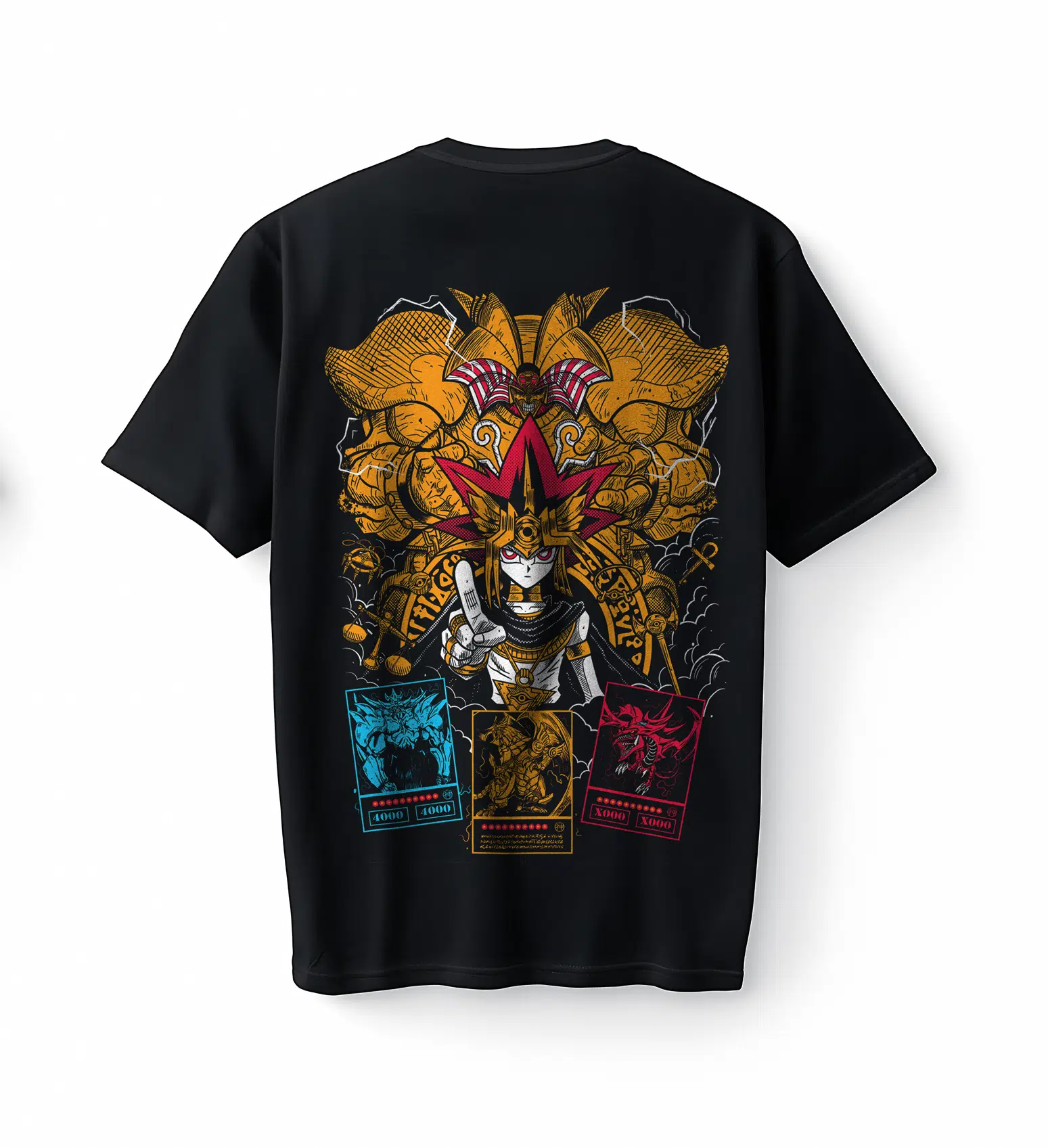Bumeta Yu-Gi-Oh Koleksiyon Anime Oversize Unisex Tişört T-Shirt